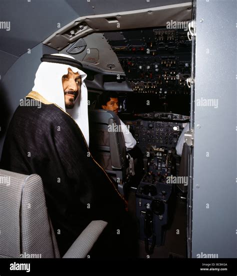 Saudi Arabia Hrh Prince Sultan Bin Abdul Aziz In Aeroplane Cockpit ...