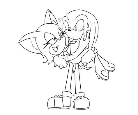 Sonic The Hedgehog Rouge Coloring Pages - coloring pages