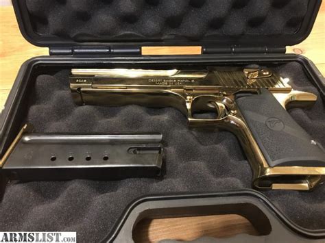 ARMSLIST - For Sale/Trade: Golden Gold Desert Eagle .50 ae cal