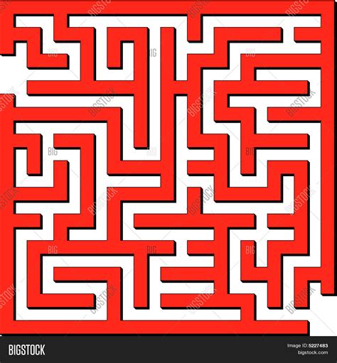 Small Maze Vector & Photo | Bigstock