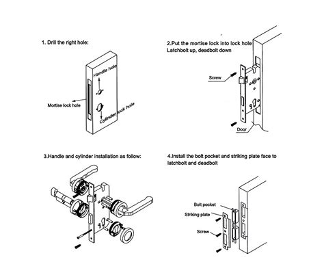 Installation Sheet Mortise Lock ML1