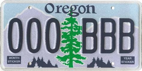 Oregon License Plate Sticker Colors - bbfasr