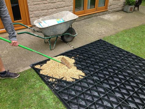 6x8 FEET 8x6 GARDEN SHED BASE KIT 8 x 6 ft 6 x 8 GRAVEL DRIVEWAY GRID ...