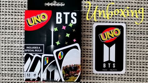 Is it worth the buy? Unboxing UNO BTS cards - YouTube