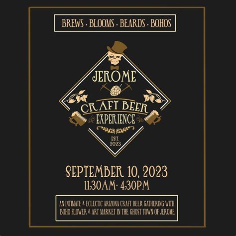 JEROME CRAFT BEER EXPERIENCE, Jerome, 10 September 2023 | AllEvents