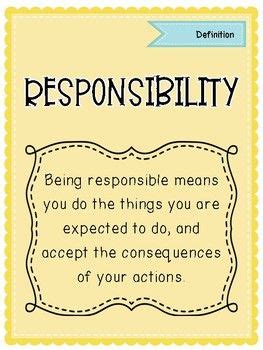 Responsibility Quotes For Kids