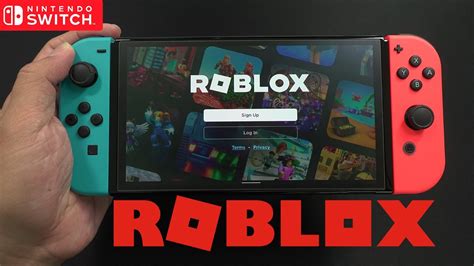 Roblox Gameplay On Nintendo Switch OLED - YouTube