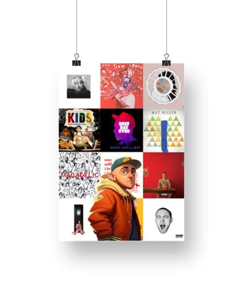 Mac Miller Poster, Mac Miller Album Cover Poster Digital Download ...