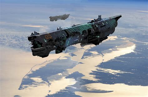 ArtStation - Cargo ship, Oleg Danilenko (With images) | Concept ships, Spaceship art, Sci fi ...