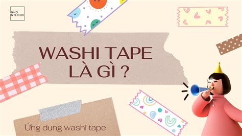 Hướng dẫn cách trang trí sổ bằng washi tape Đơn giản và sáng tạo