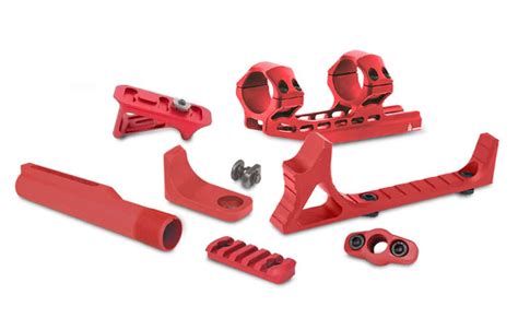 Red AR Parts | Red Anodized and Cerakote AR-15 Accessories