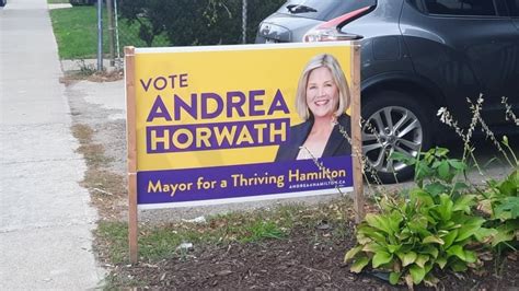 Hamilton police investigating after Andrea Horwath sign vandalized with ...