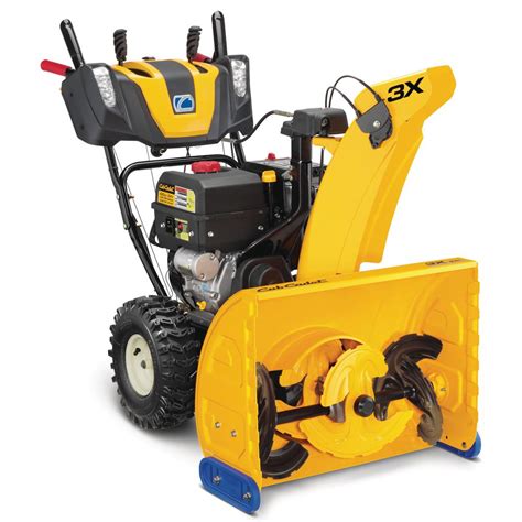 Cub Cadet 3X 26 in. 357cc 3-Stage Electric Start Gas Snow Blower with Steel Chute, Power ...