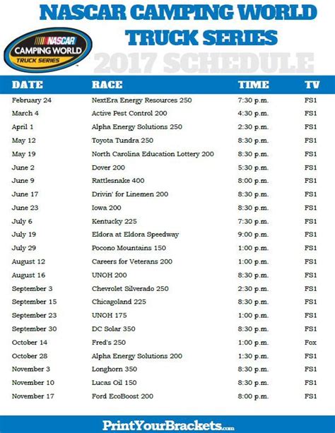 Nascar Schedule 2024 Printable - Printable Word Searches