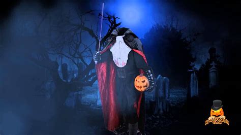 Life-Sized Headless Horseman Animated Prop available now at Halloween Club - YouTube