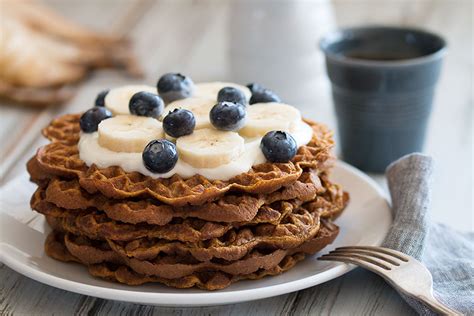 Sweet Potato Waffles Two Ways - The Healthy Tart