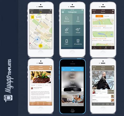 LAST DAY: 6 Professional iOS7 App Design Templates - only $29 ...