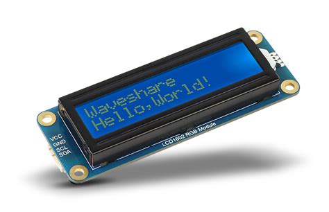 LCD1602 RGB Module, 16x2 Characters LCD, RGB Backlight, 3.3V/5V, I2C Bus