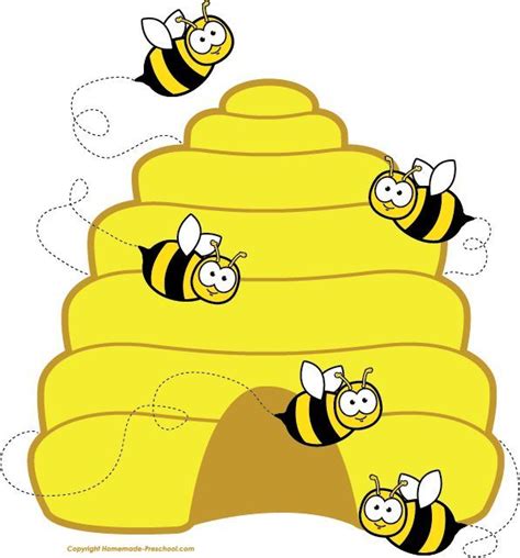 Honey bee clipart image cartoon honey bee flying around honey 2 | Bee ...