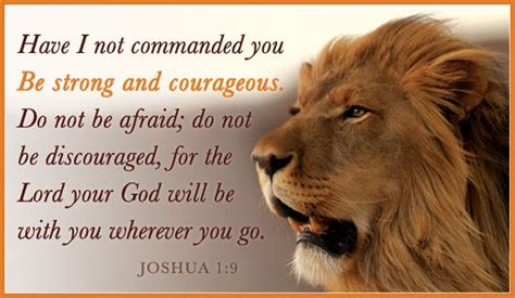 Be Courageous | Joshua 1 9, Be strong and courageous, Joshua 1