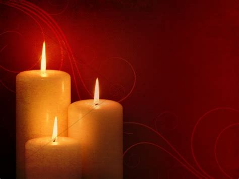 Christmas Candles Background Slide