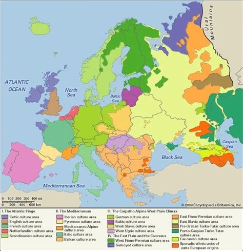 Important Cultural Regions of Europe (Britannica) [631 × 651] : MapPorn