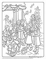 100  Christmas Carolers coloring Pages Free PDF To Print Woo Coloring sketch template