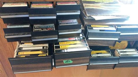 Lot Of VHS & Cassette Tapes and Holders