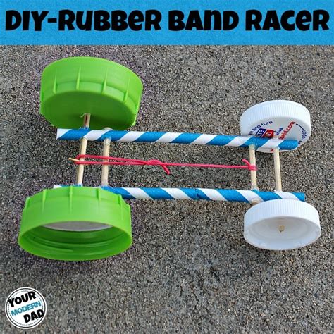 DIY Rubber Band Racer - Your Modern Dad