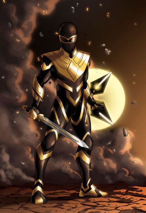 Commission- The Golden Hawk by DavidFernandezArt on deviantART | Power rangers zeo, Power ...