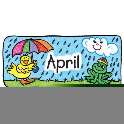 Free April Calendar Clipart | Free Images at Clker.com - vector clip art online, royalty free ...