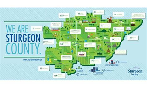 Sturgeon County Info-Map – Hire an Illustrator