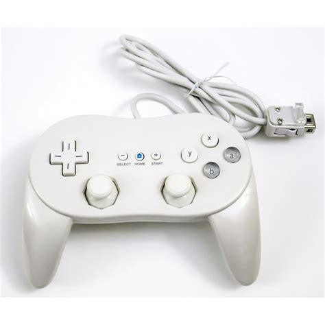 Nintendo Wii Classic Pro Controller- White, 49% OFF