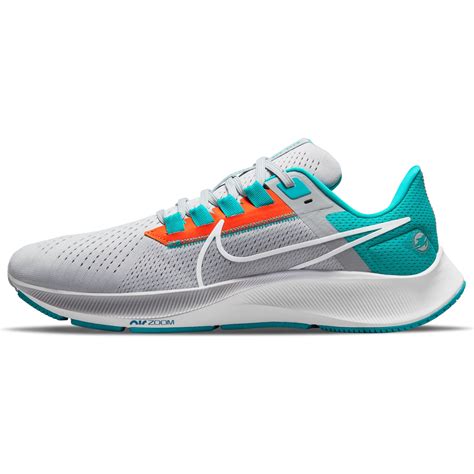 Unisex Nike Gray Miami Dolphins Zoom Pegasus 38 Running Shoe