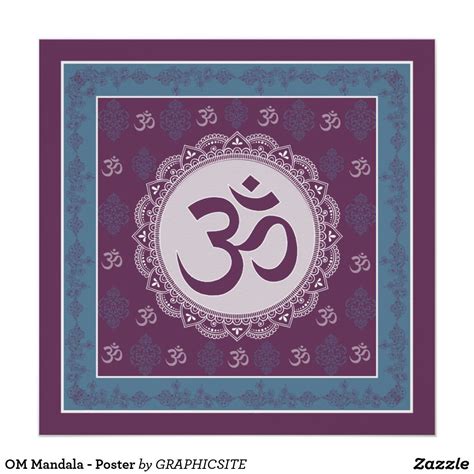 OM Mandala - Poster | Zazzle