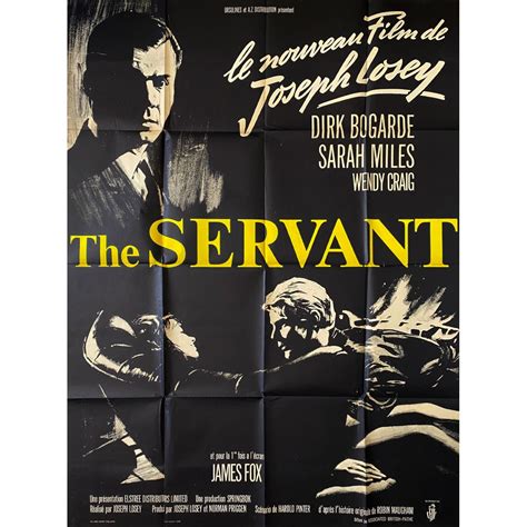 THE SERVANT French Movie Poster - 47x63 in. - 1963