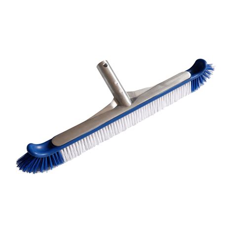 Mainstays 20" Pool Brush with Aluminum Back and Blue&White PP Bristle - Walmart.com - Walmart.com