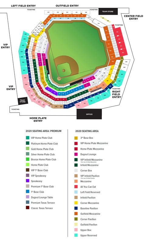 New Globe Life Park Map