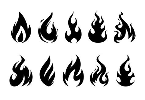 Fire Flames Tattoo Designs