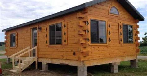 Cozy Mobile Log Cabin at Just $36,000