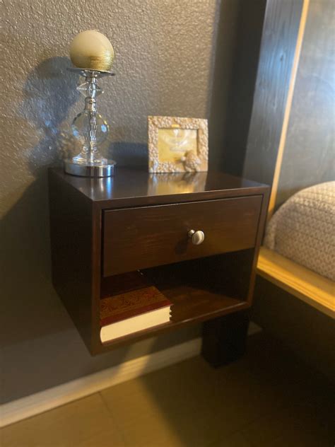 Floating Nightstand With Drawer - Etsy