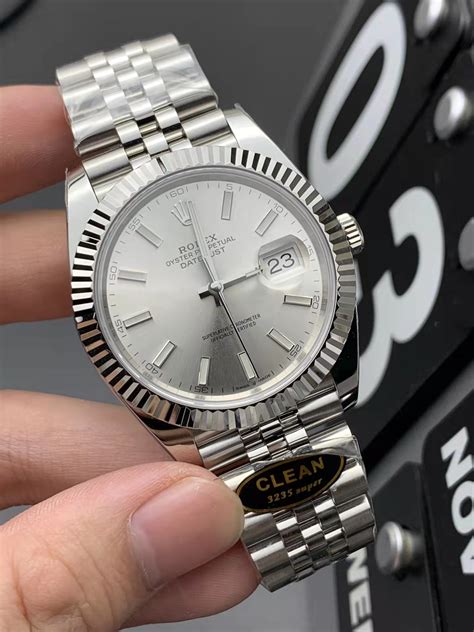 Clean Factory Replica Rolex Datejust II Silver Dial with 3235 Movement ...