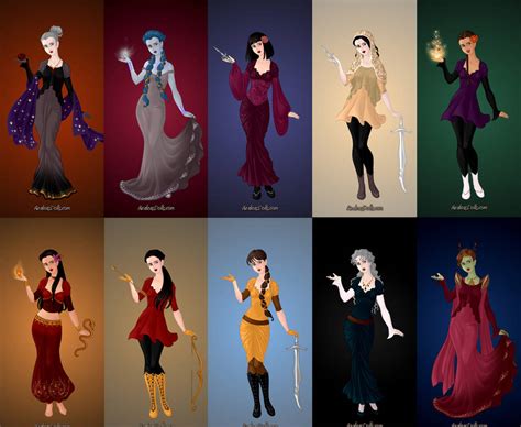 Disney Genderbend Villains by MedieavalBeabe on DeviantArt