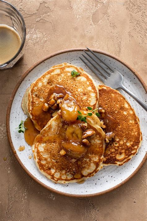 Bananas Foster Pancakes - Lemon Blossoms