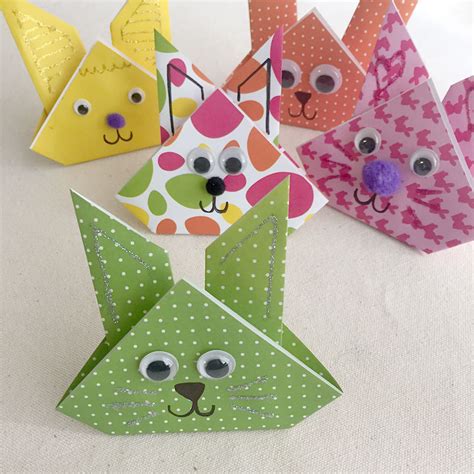 How to Make an Origami Easter Bunny | Easter | CleverPatch - Art & Craft Supplies