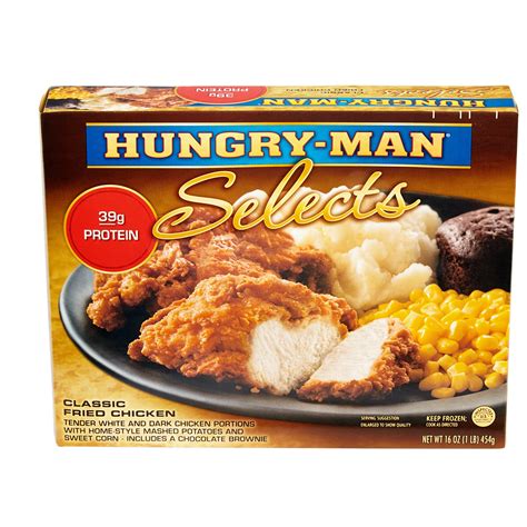 Hungry-Man Selects Classic Fried Chicken Frozen Meal - Shop Entrees ...