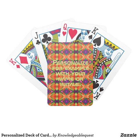 Pin on Custom Deck of Cards