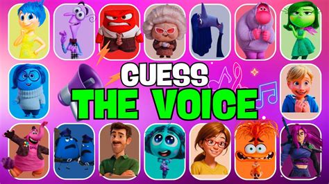 Inside out 2 movie 2024 | Guess The Voice | Guess the by emoji #quiz #insideout2 - YouTube