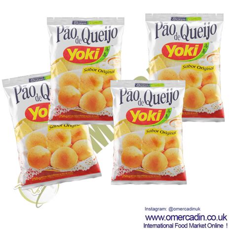 Box of Pao de Queijo MIX / Cheese Bread Mix 4 x 250g YOKI – O Mercadin