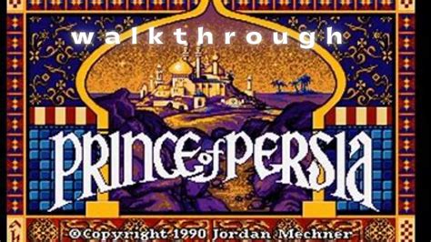 Prince Of Persia-1989 (Walkthrough) - YouTube